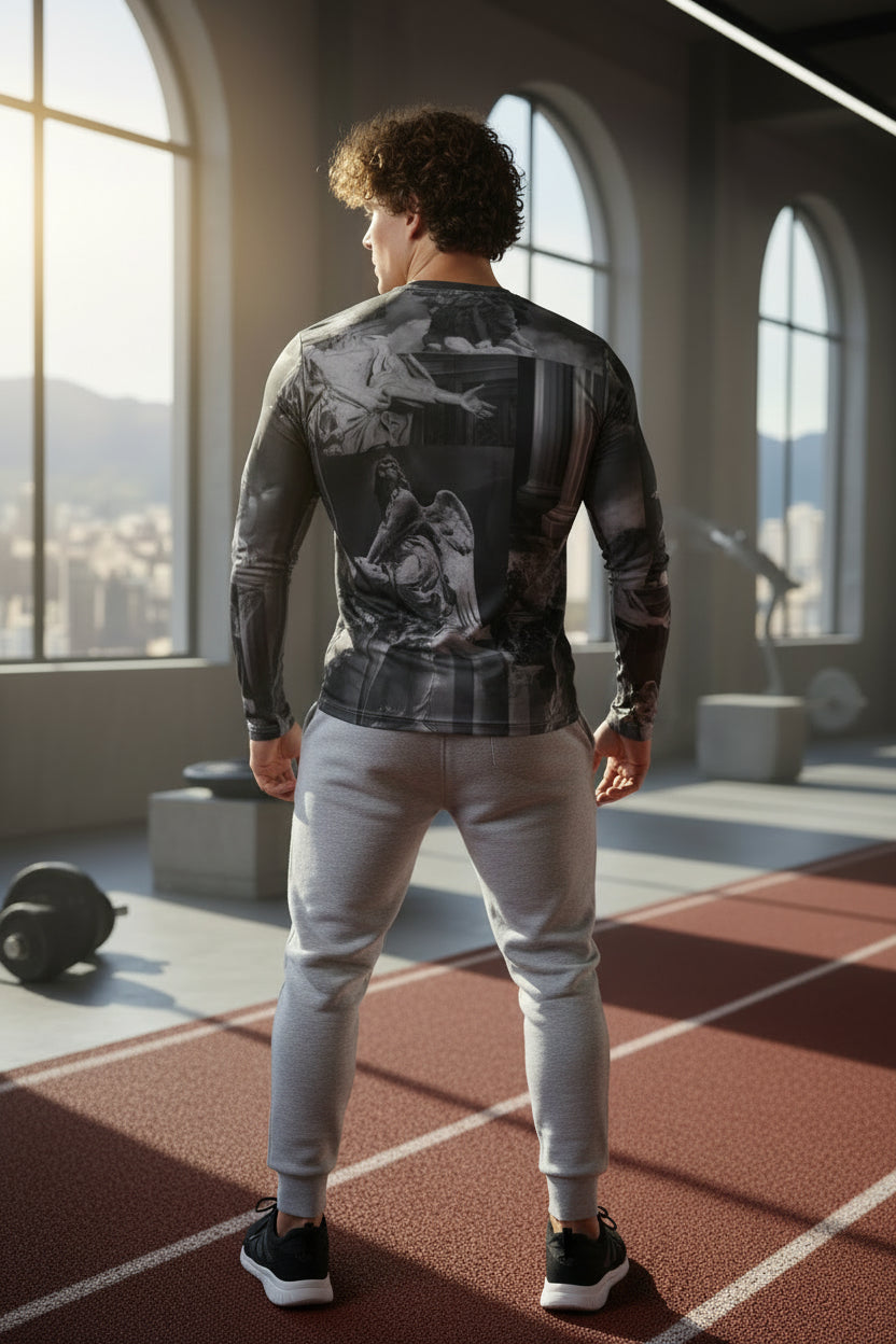 Men's UV Protection Long Sleeve Shirt (AOP)